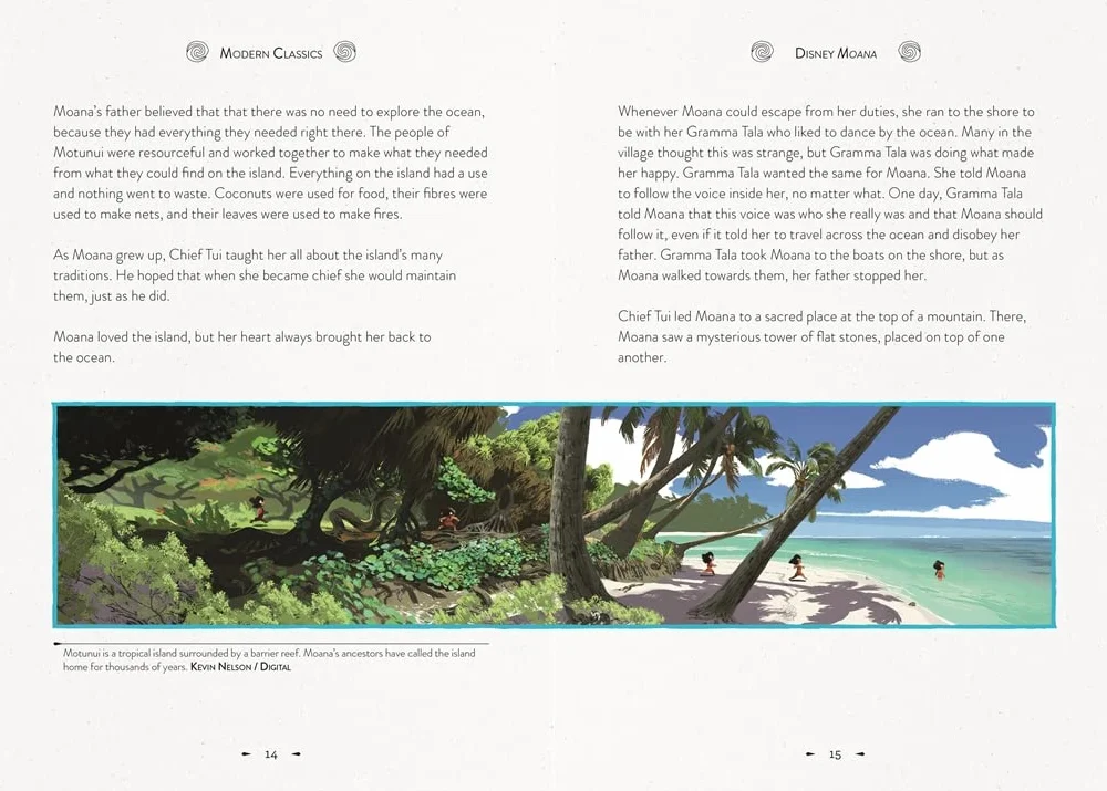 Moana Disney Modern Classics Deluxe Gift Book Film