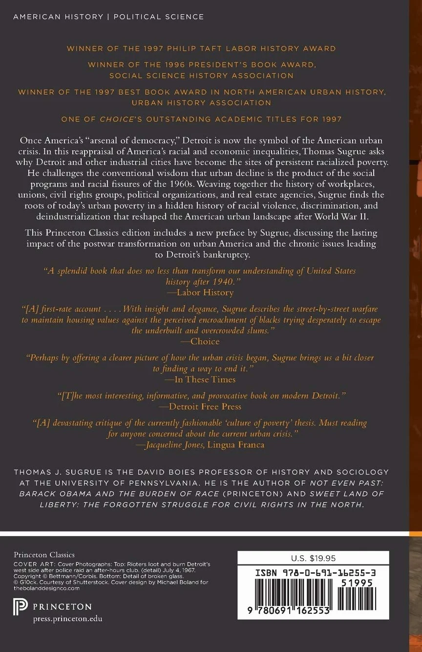 The Origins of the Urban Crisis: Race and Inequality in Postwar Detroit - Updated Edition