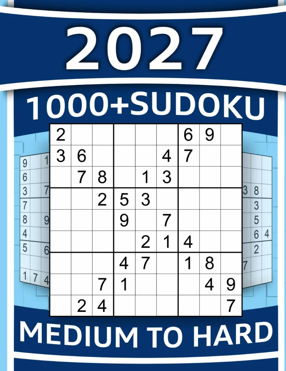 Sudoku Puzzle Book for Adults: Medium to Hard with Step-by-step Solutions