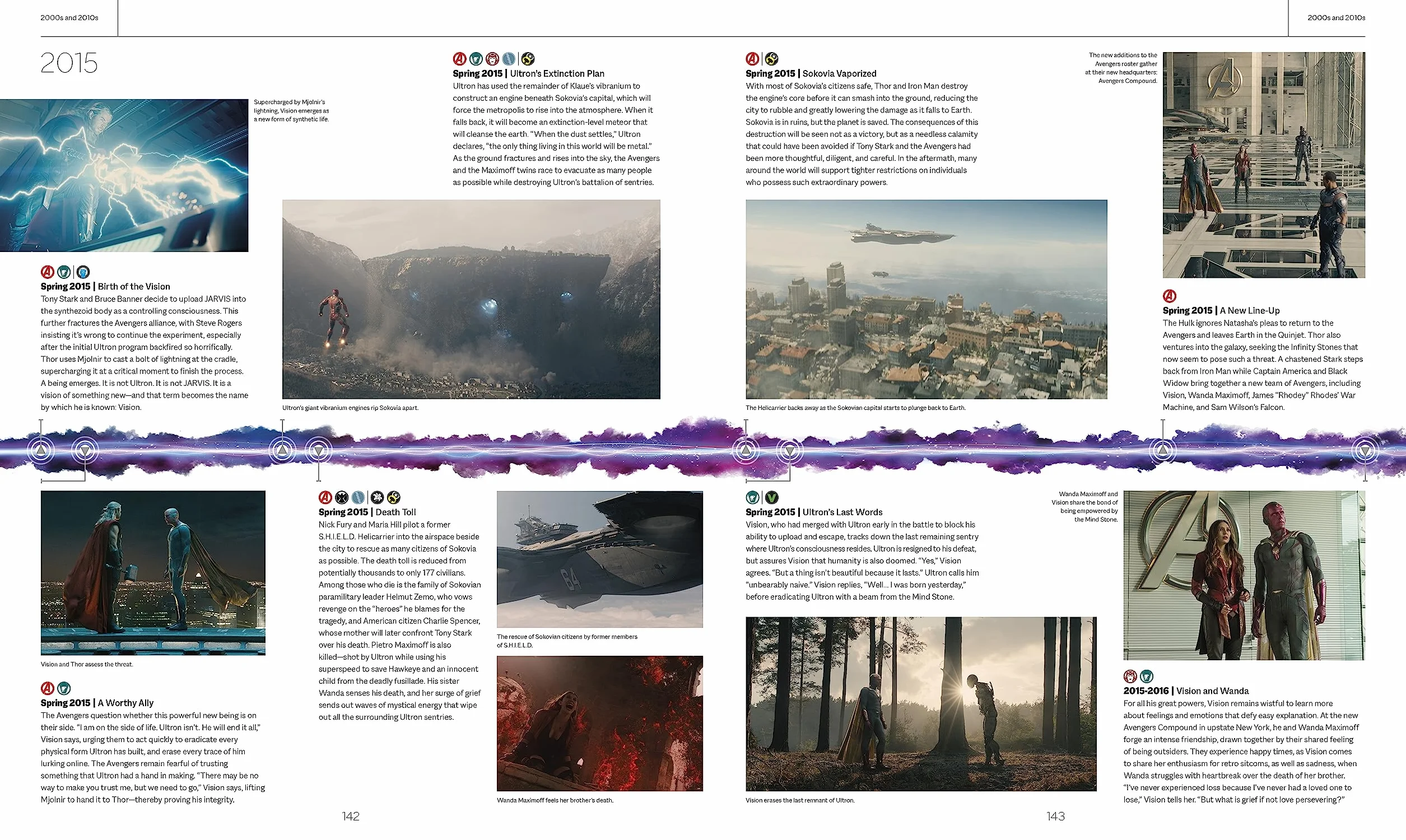 Marvel Studios The Marvel Cinematic Universe Official Timeline