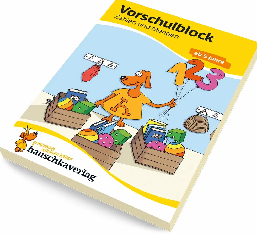 Ubungsmaterial fur kindergarten und vorschule - t627 - vorschulblock - zahlen und mengen ab 5 jahre: Zahlen lernen 1-10: 627