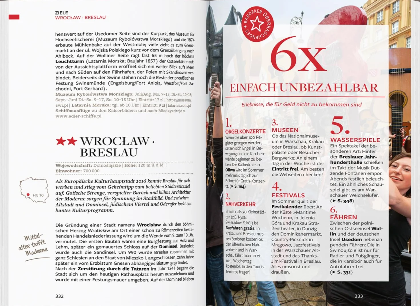 Baedeker Reiseführer Polen mit praktischer Karte EASY ZIP