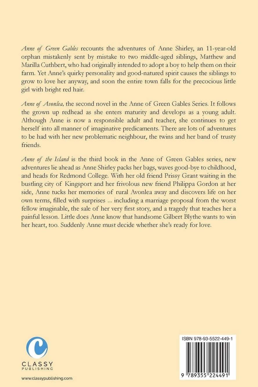 Anne of Green Gables Series: First Three Novels, Anne of Avonlea, Anne of the Island